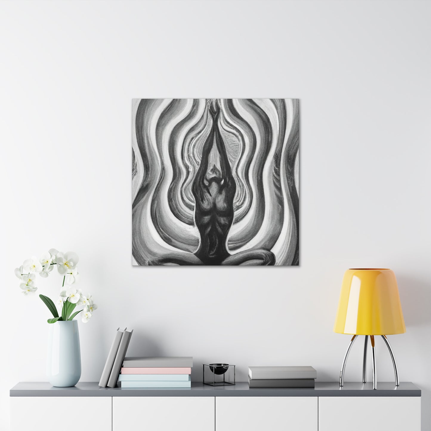 Yoga in the Clouds - Canvas