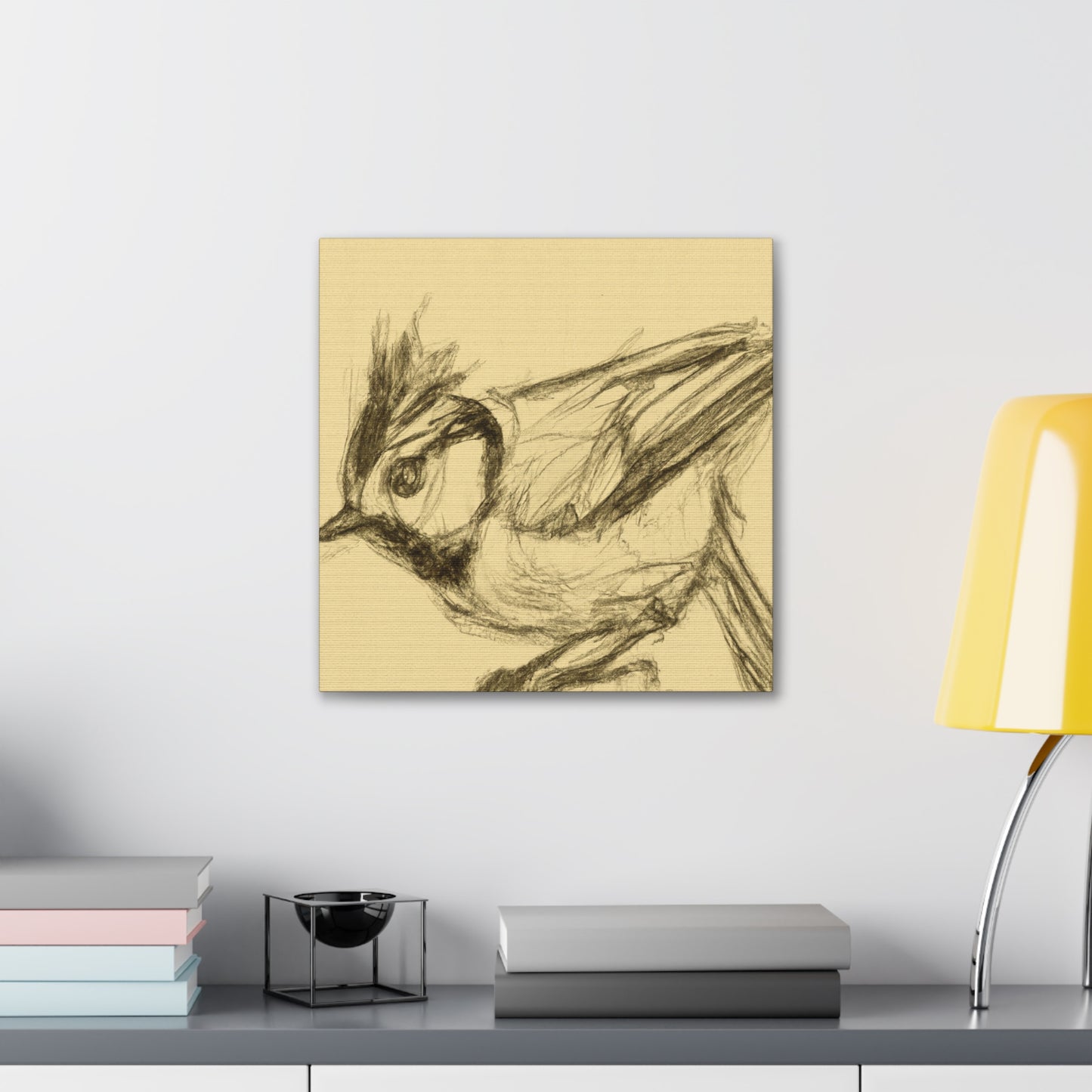 "Tufted Titmouse Splendor" - Canvas