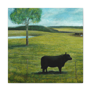 "Black Angus in Surreality" - Canvas