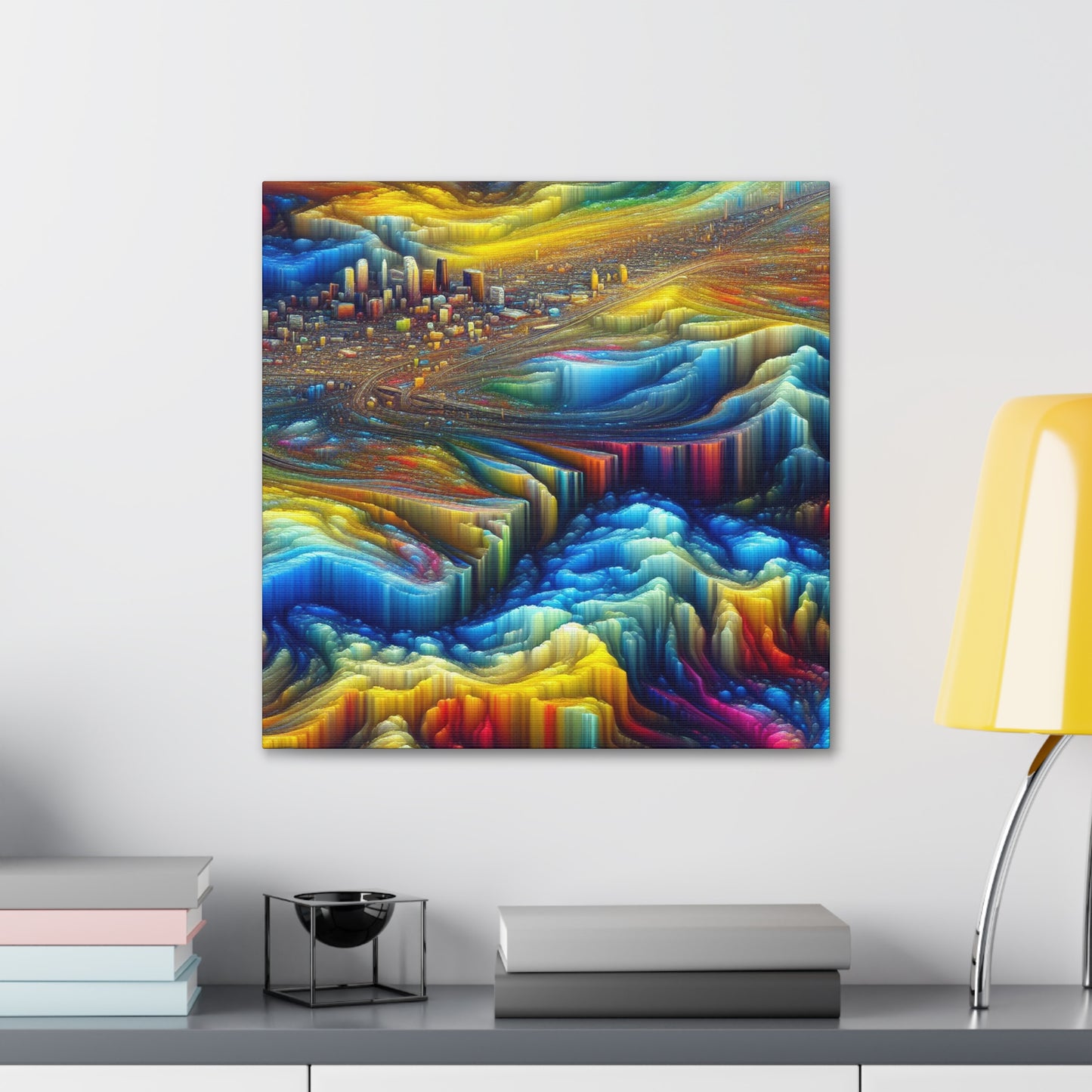 "Desert Dreamscapes Unveiled" - Canvas