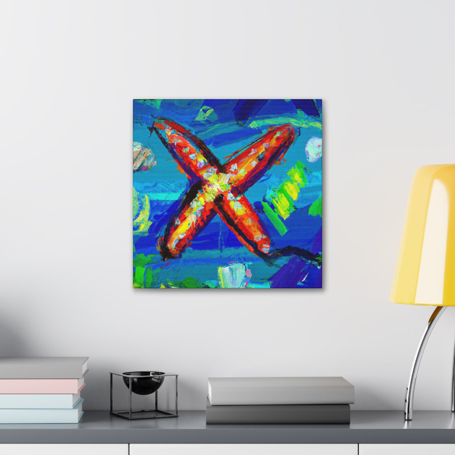 "Starfish in Expressionism" - Canvas