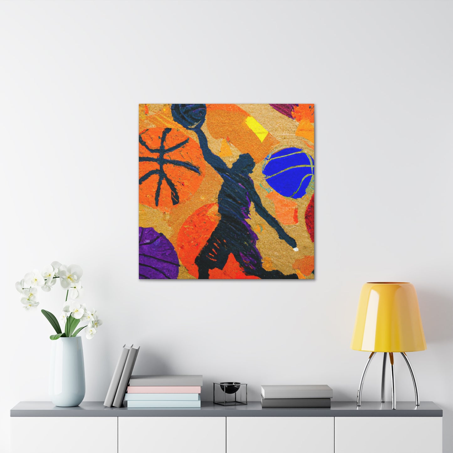 "Hoops: A Tribute" - Canvas