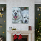 "Great Pyrenees Impressionism" - Canvas