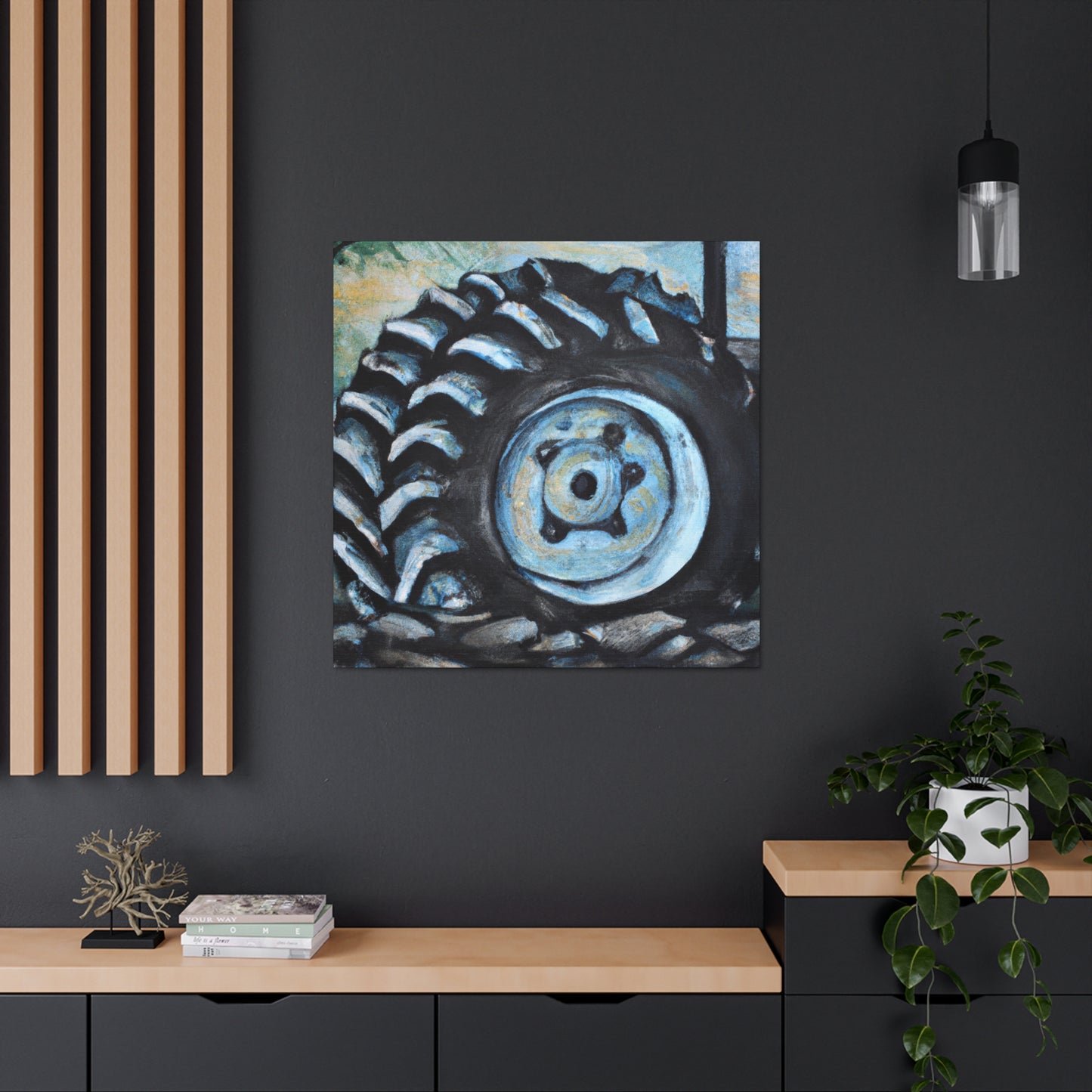 Gigantic Tractor Tire - Canvas