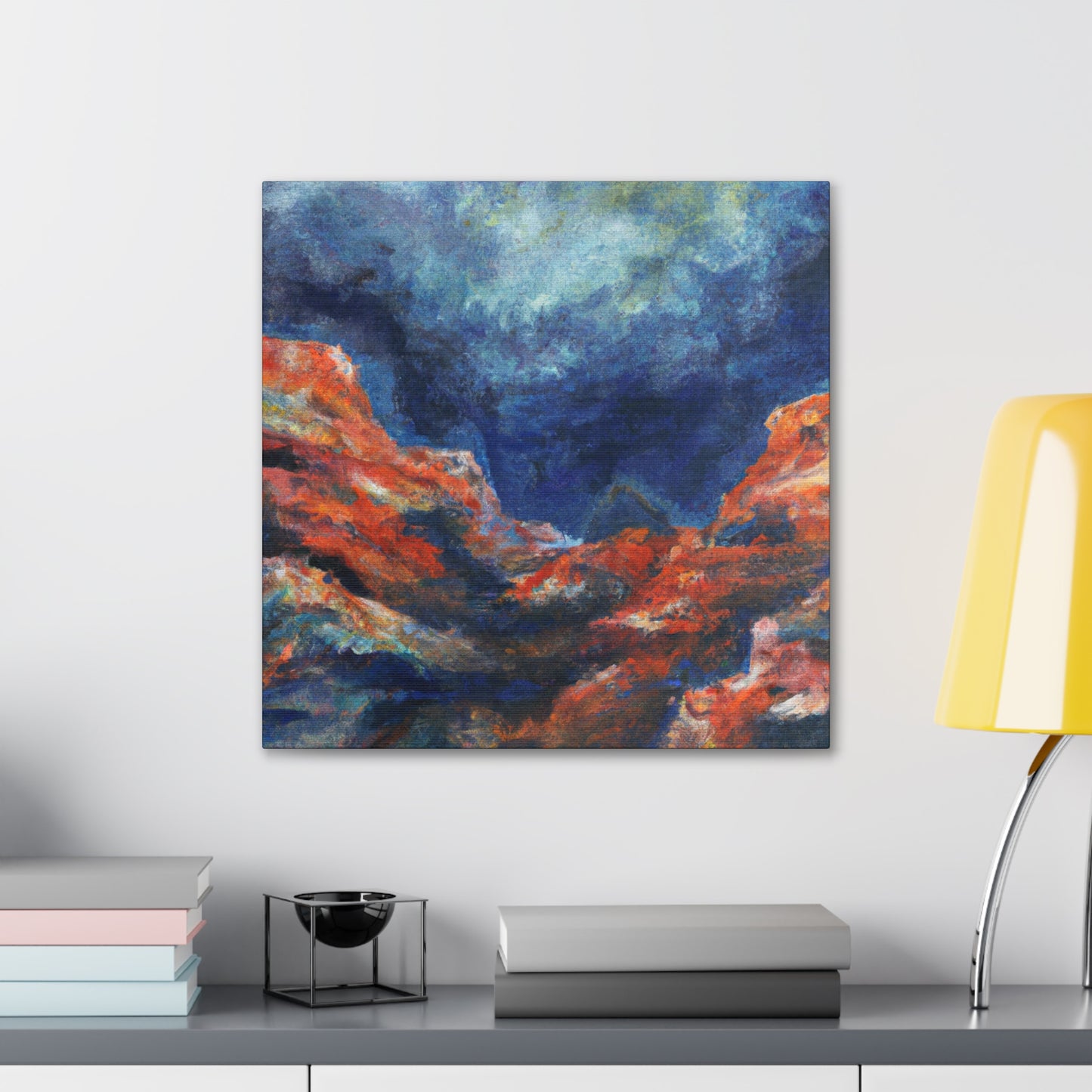 "Canyon in Impressionism" - Canvas