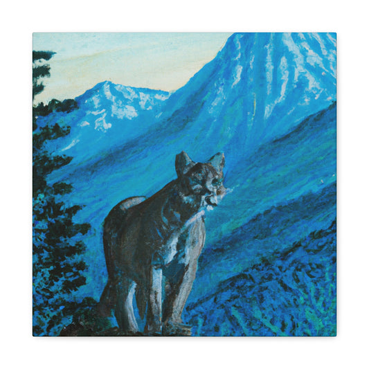 Majestic Mountain Cougar - Canvas