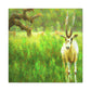 Gazelle in Impressionism - Canvas