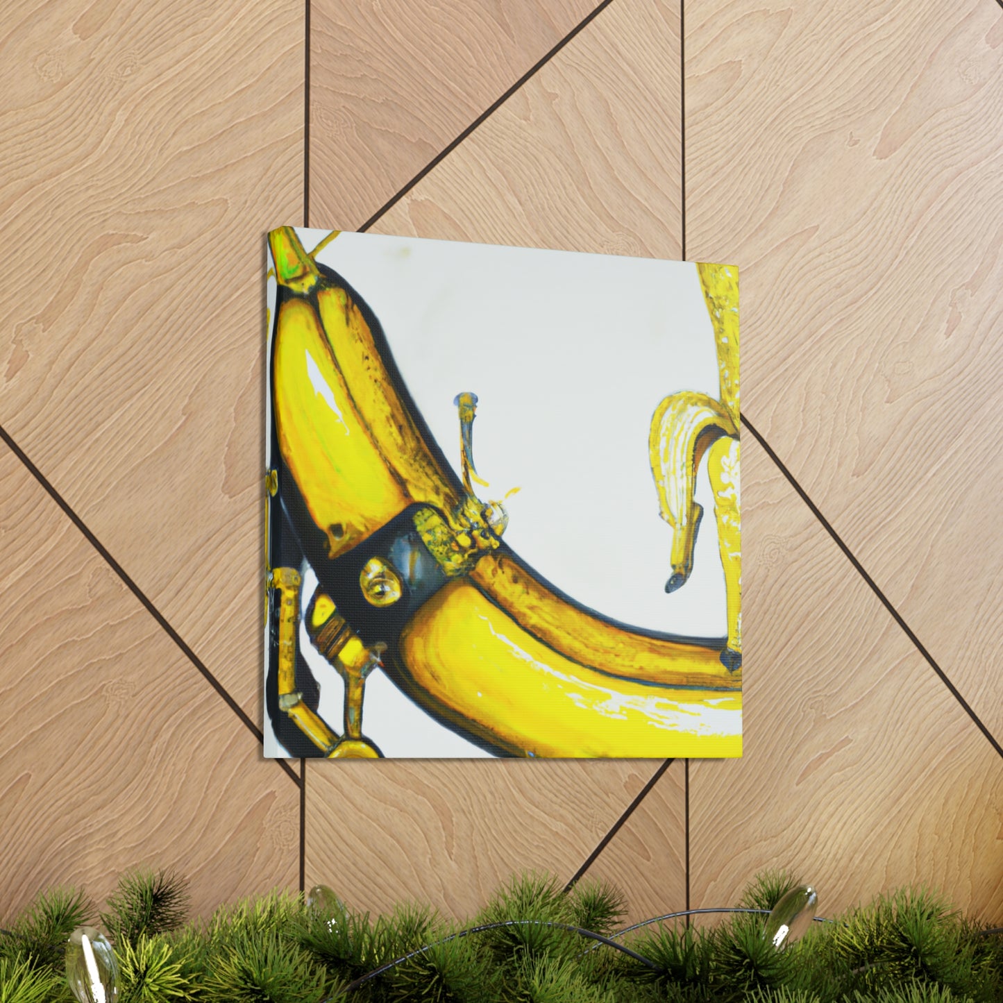 Bananna in Steampunk Time - Canvas