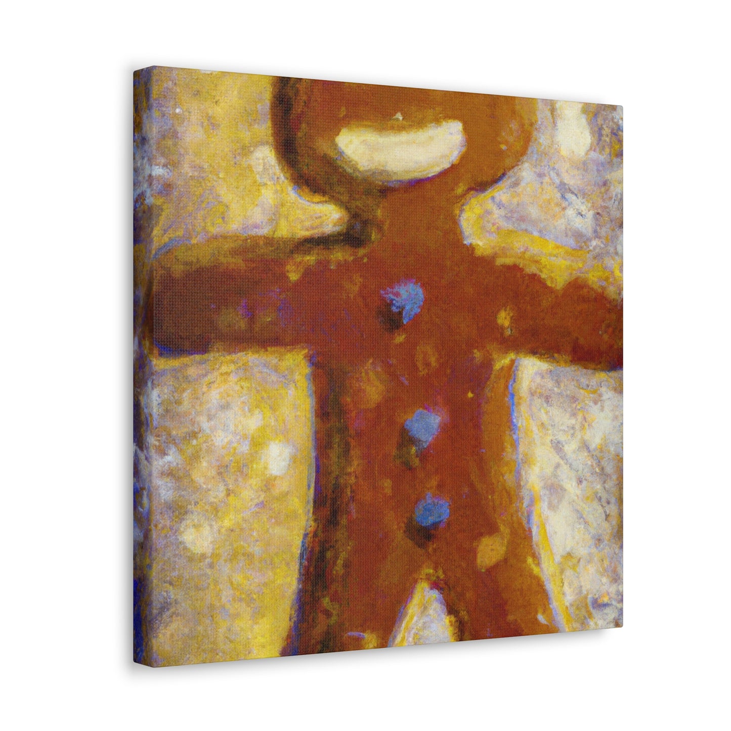 Gingerbread Man Dances - Canvas