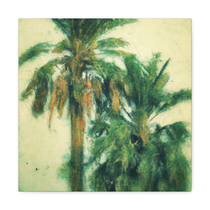 Palm Trees in Louvre - Canvas