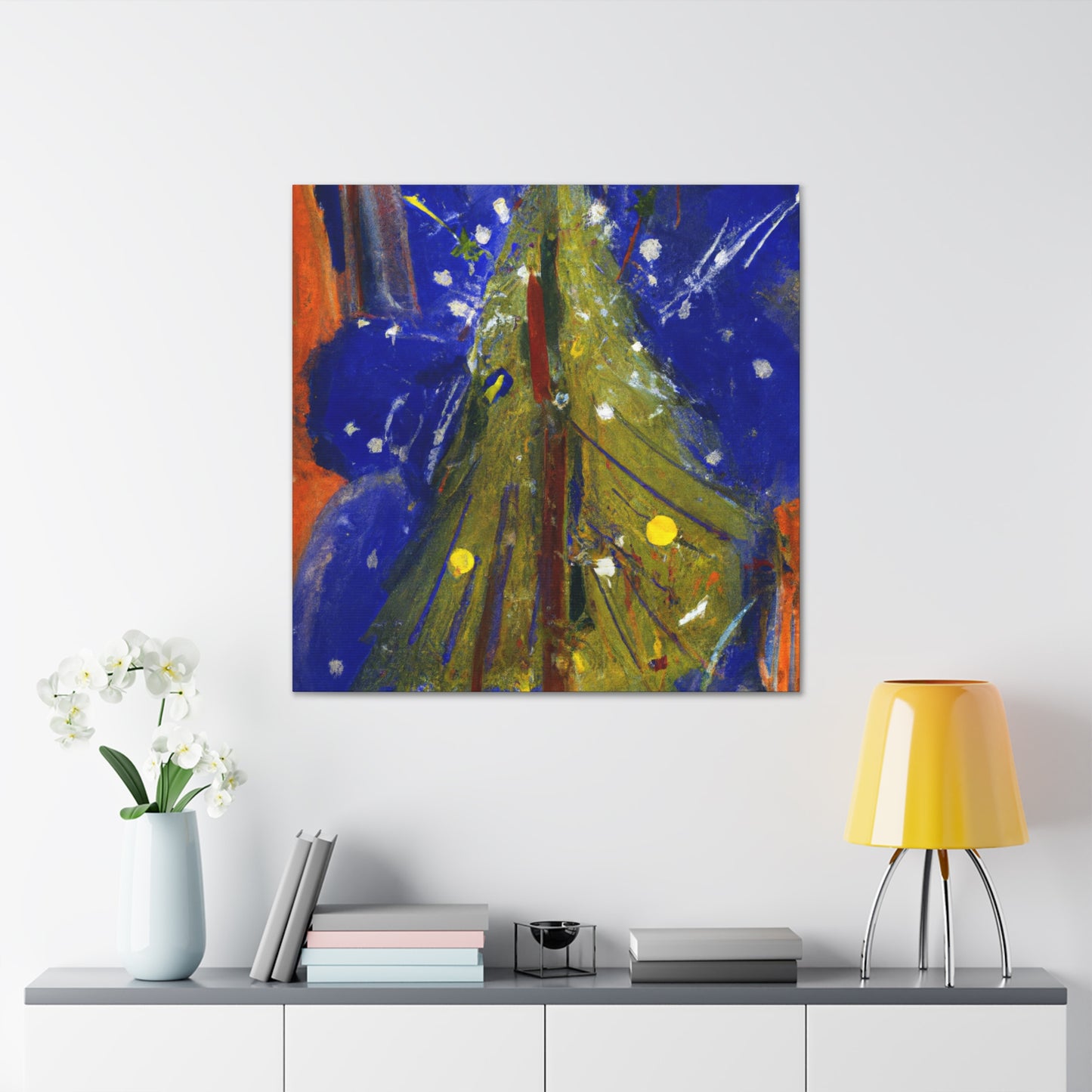 "Christmas Tree Glory Days" - Canvas