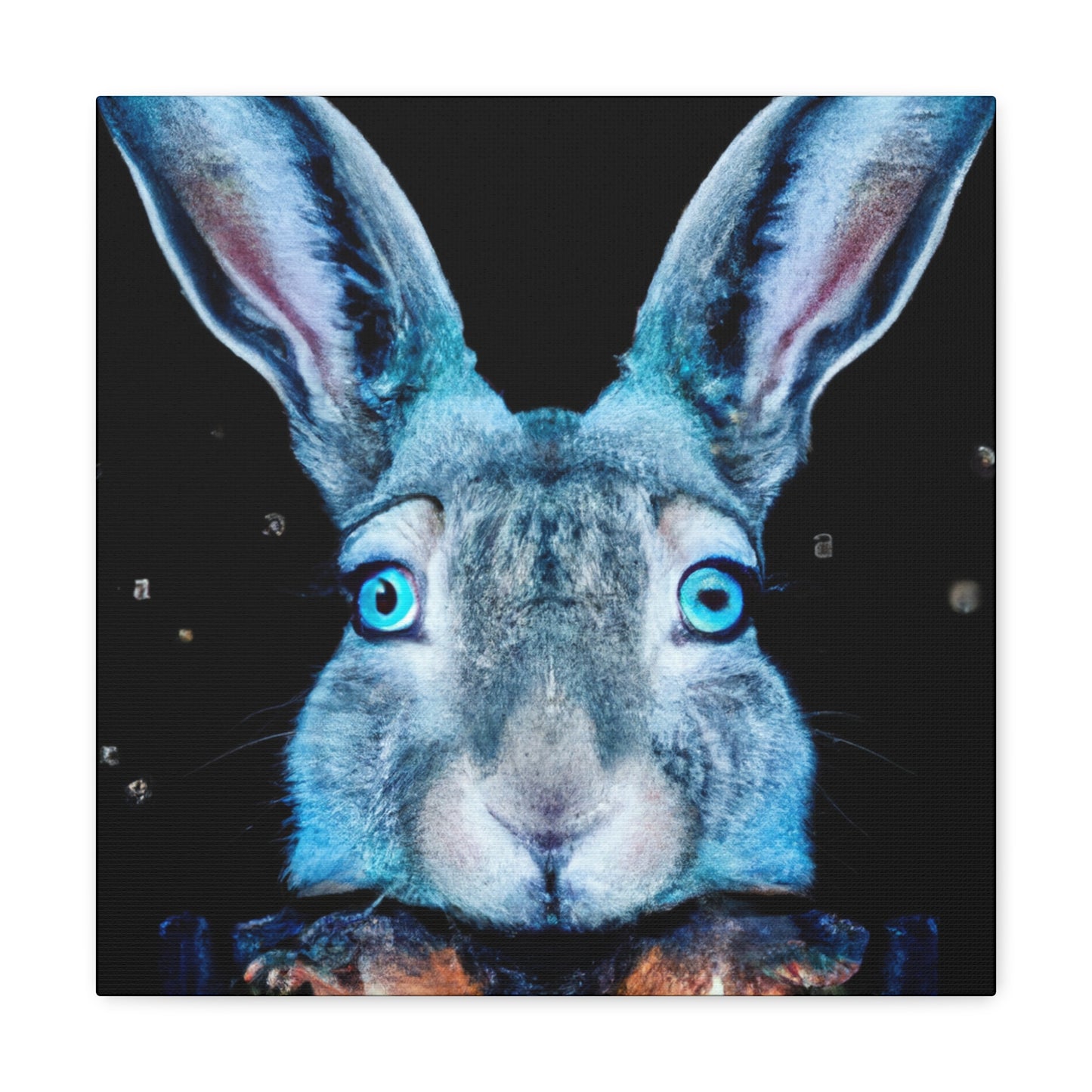 Jackrabbit in Digital Art - Canvas