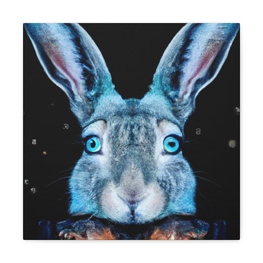 Jackrabbit in Digital Art - Canvas