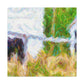 "Rustic Fencescape Dreams" - Canvas