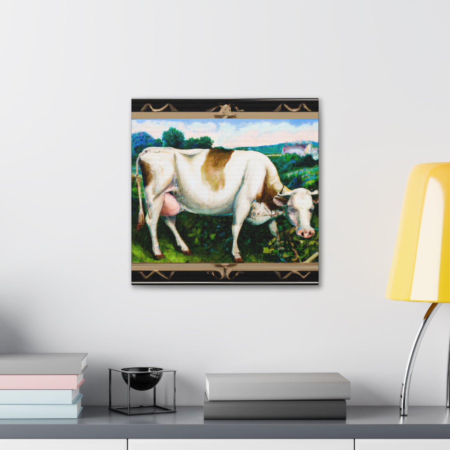 Milking the Fertile Cow - Canvas