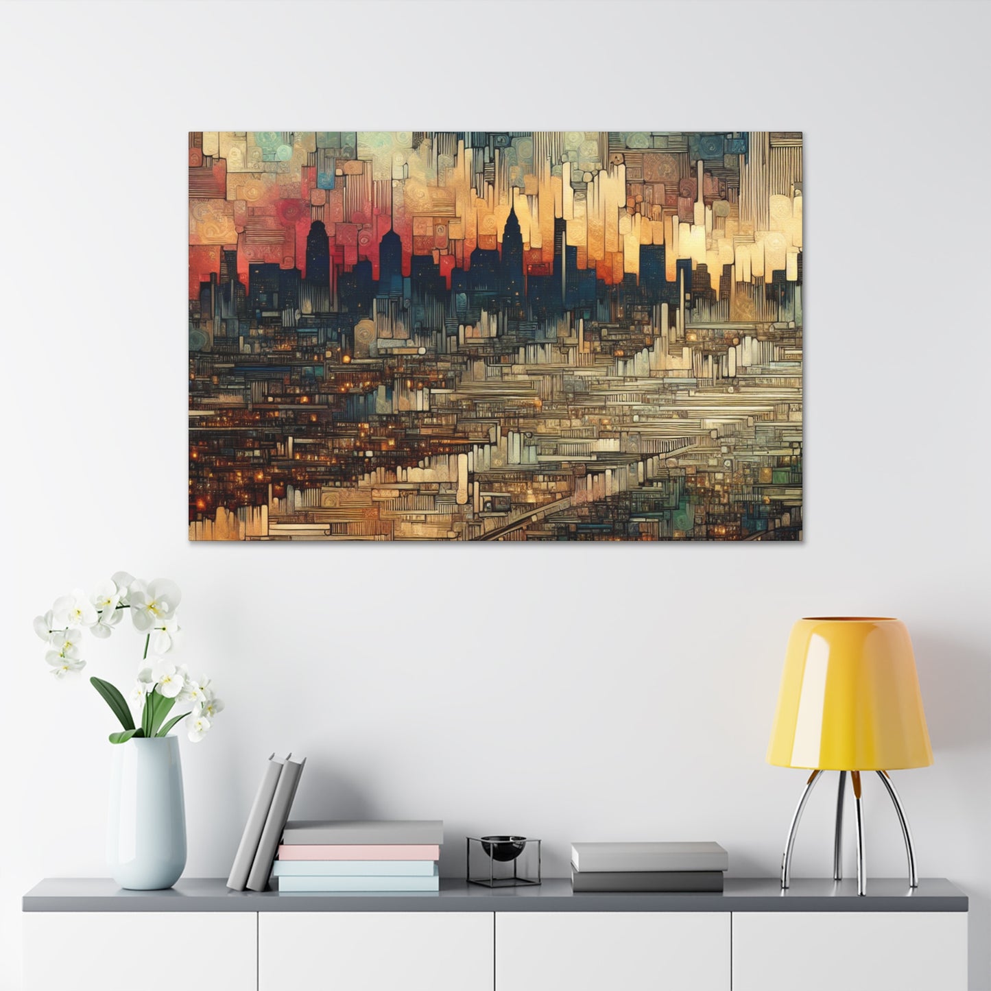 "Midnight Urban Symphony" - Canvas