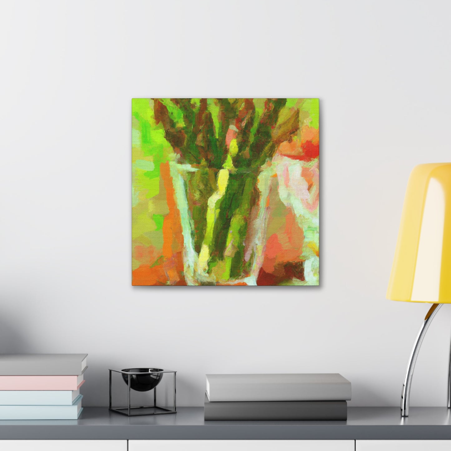 "Asparagus Impressionist Dream" - Canvas