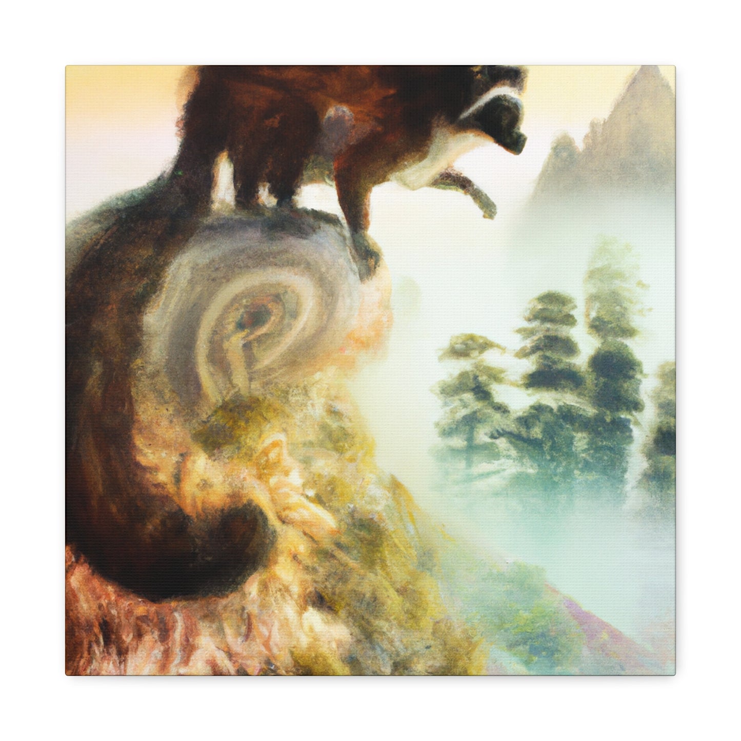 Skunk In Intuition - Canvas