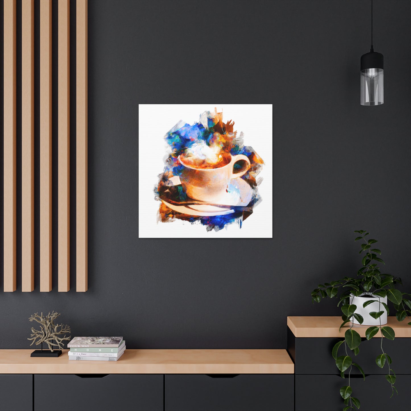 A Cup of Coffee - Canvas