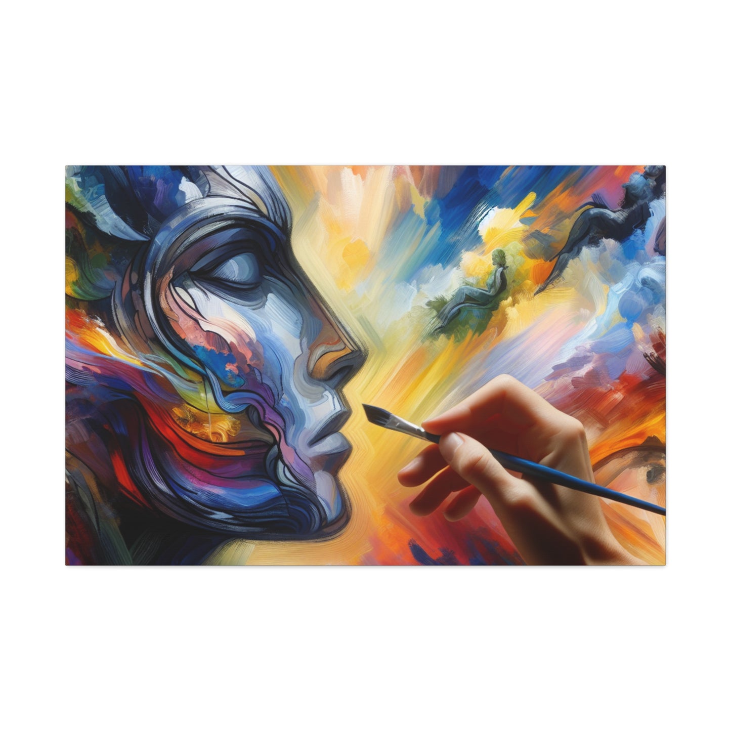 Euphoric Whispers Unleashed - Canvas