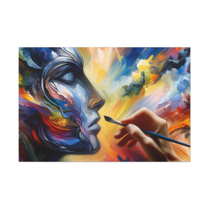 Euphoric Whispers Unleashed - Canvas