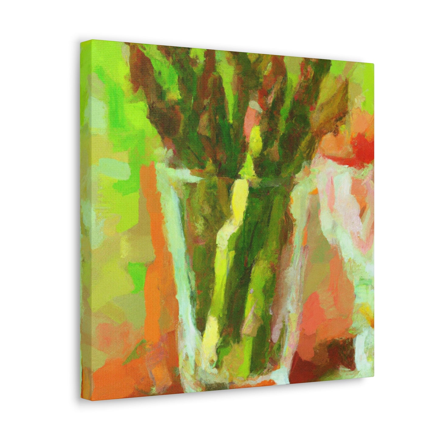 "Asparagus Impressionist Dream" - Canvas