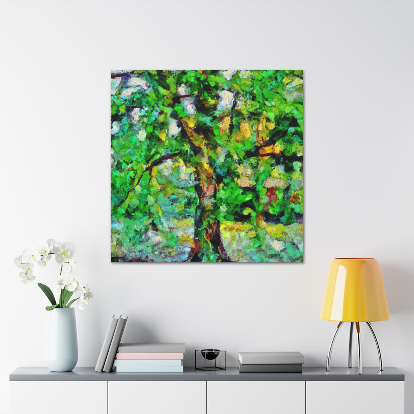 Oak Tree in Abstraction - Canvas