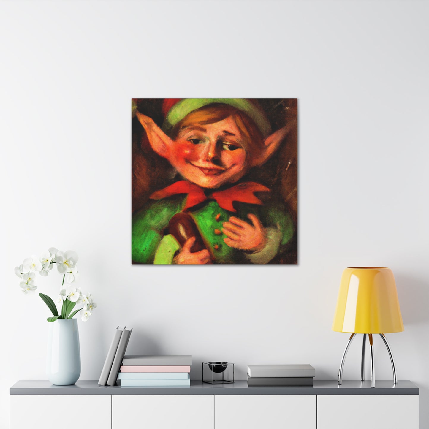 "Elf in Classical Clothing" - Canvas