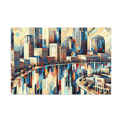 Orlando's Colorful Urban Expression - Canvas