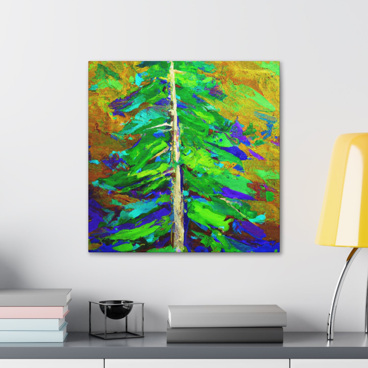 Douglas Fir Impressionism - Canvas