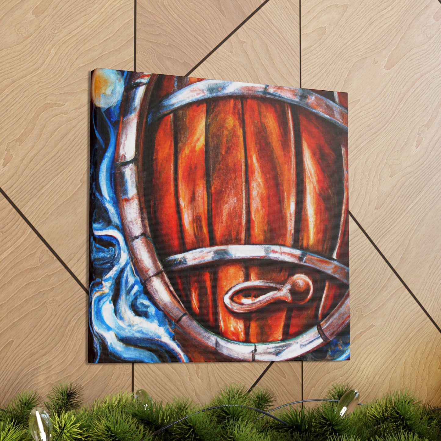 Whiskey Barrel Baroque - Canvas