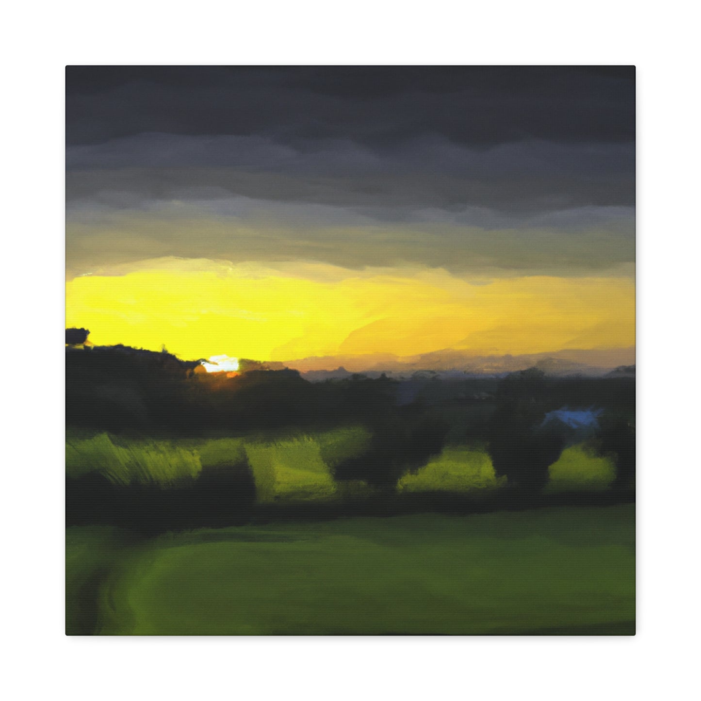 Countryside at Dawn - Canvas