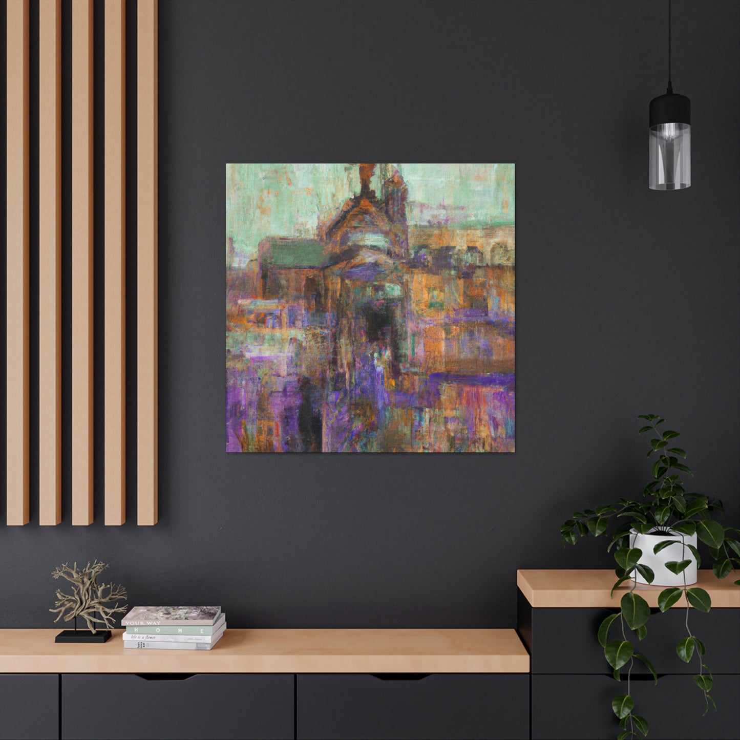 "Art Deco Majesty" - Canvas