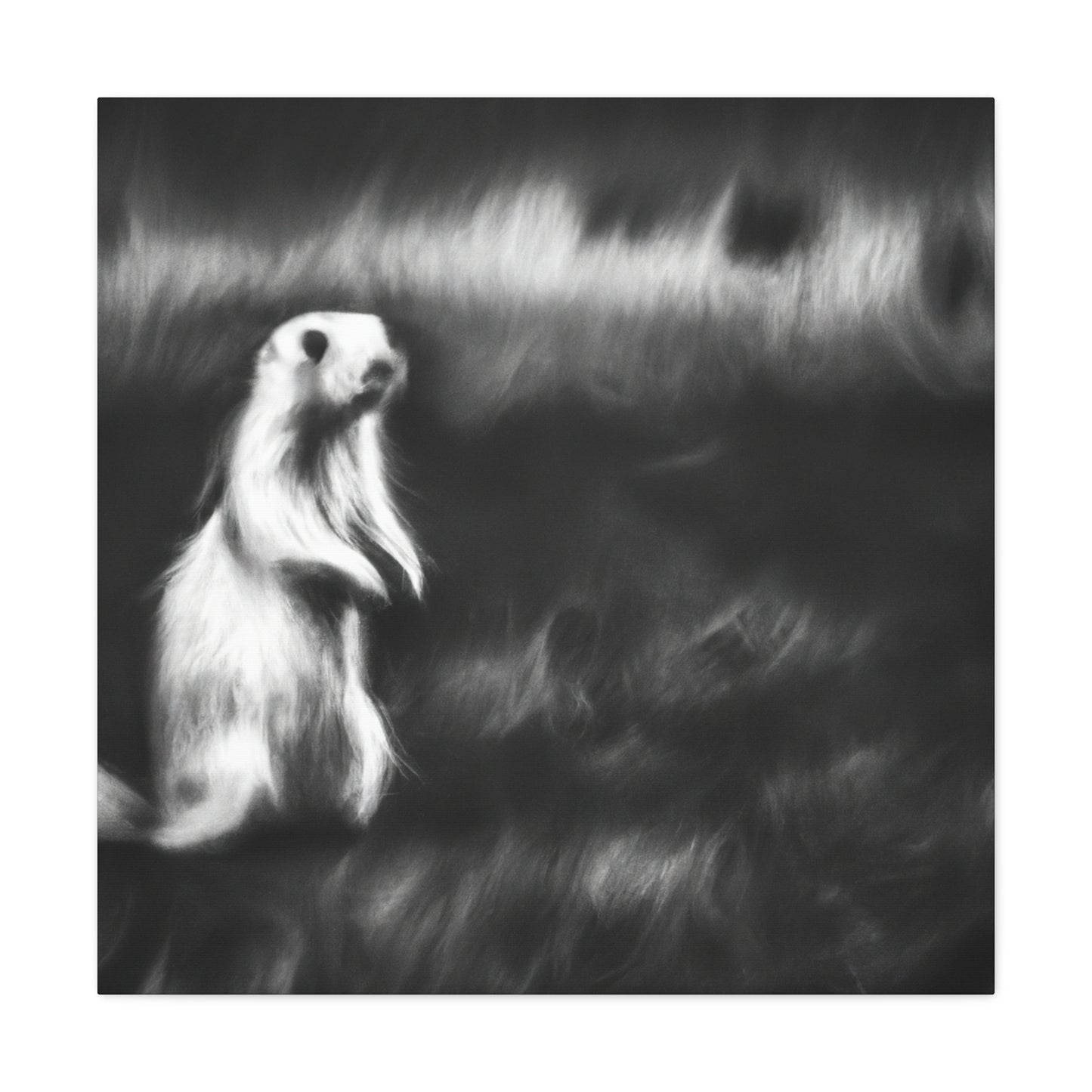 Prairie Dog Impressionism - Canvas