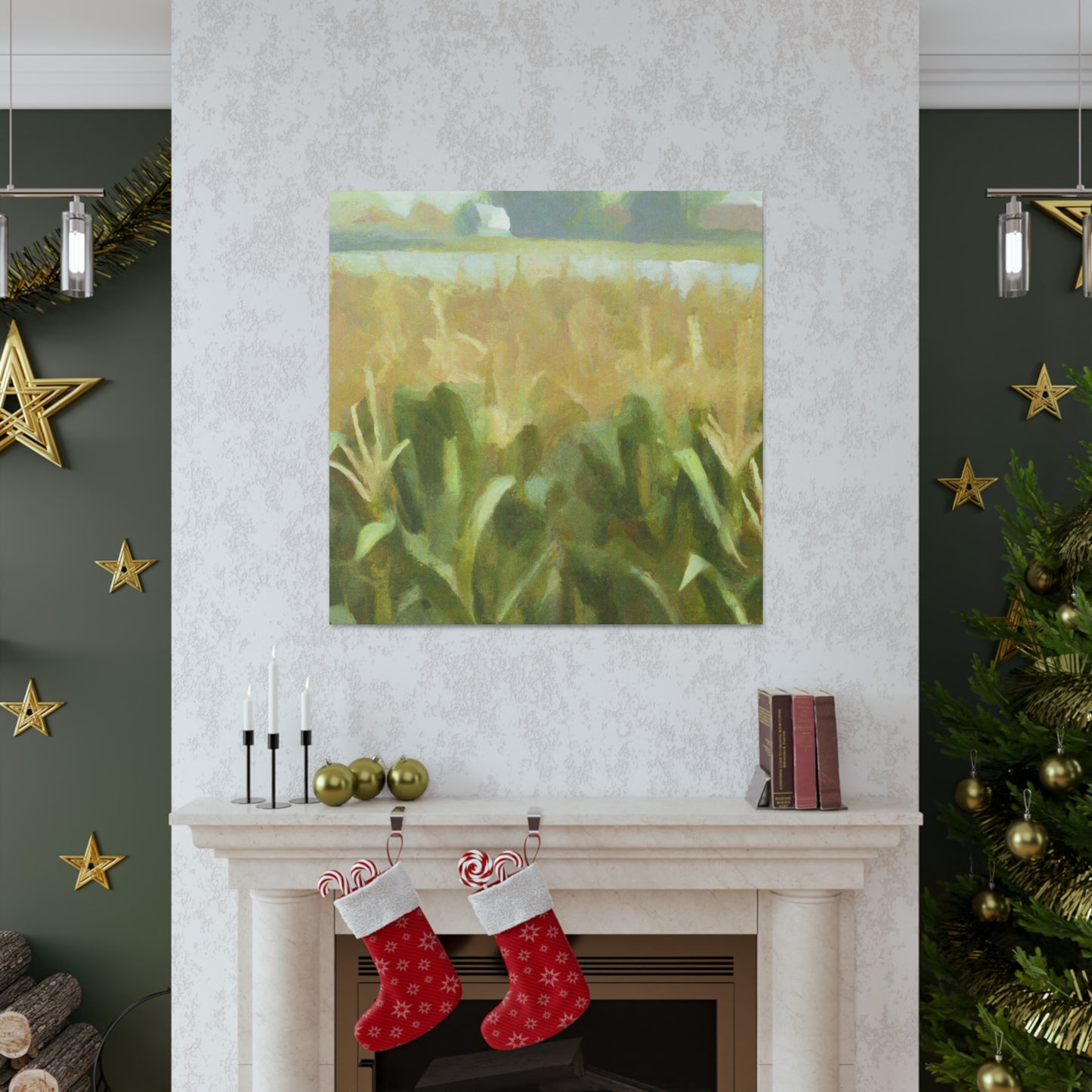 Golden Corn Abundance - Canvas