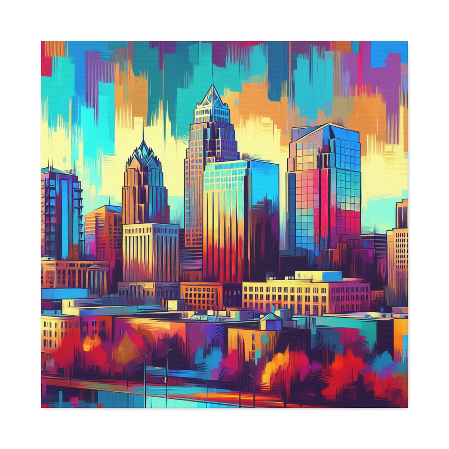 Velvet Hues of Raleigh - Canvas