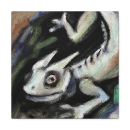 "Horned Lizard Expressionism" - Canvas