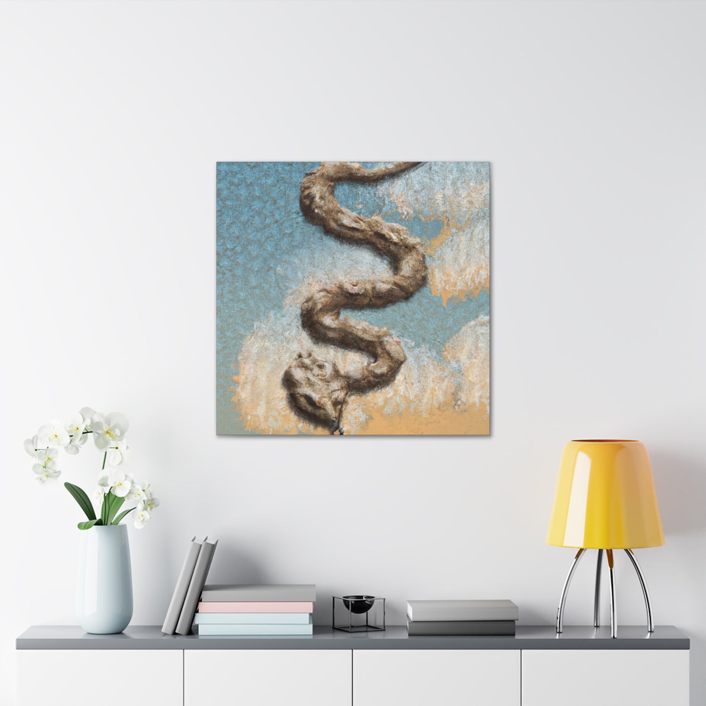 Rattlesnake On Canvas - Canvas