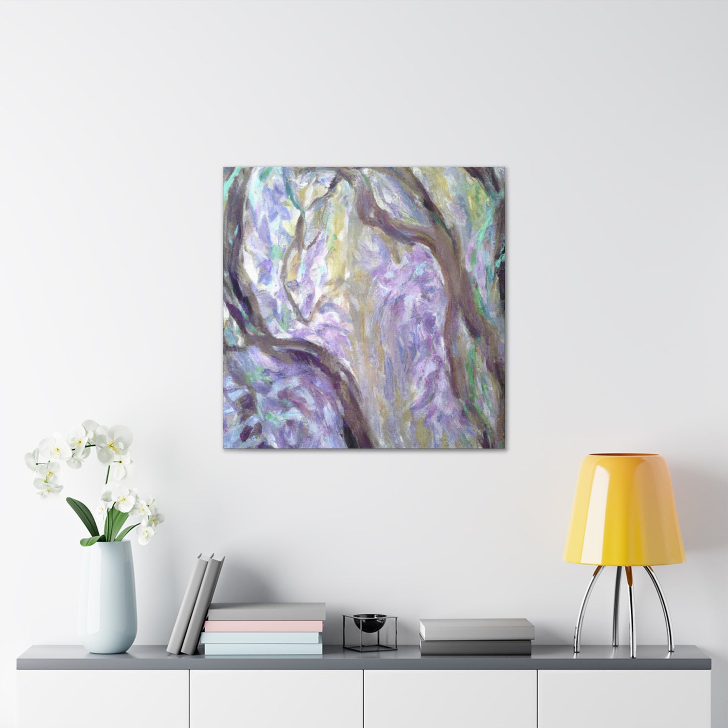 "Wisteria Blossoming Bliss" - Canvas