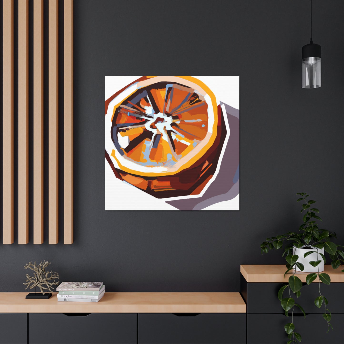 Orange Pop Vibes - Canvas