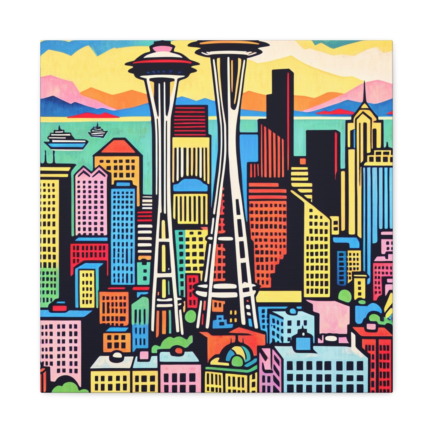 Emerald City Excitement - Canvas