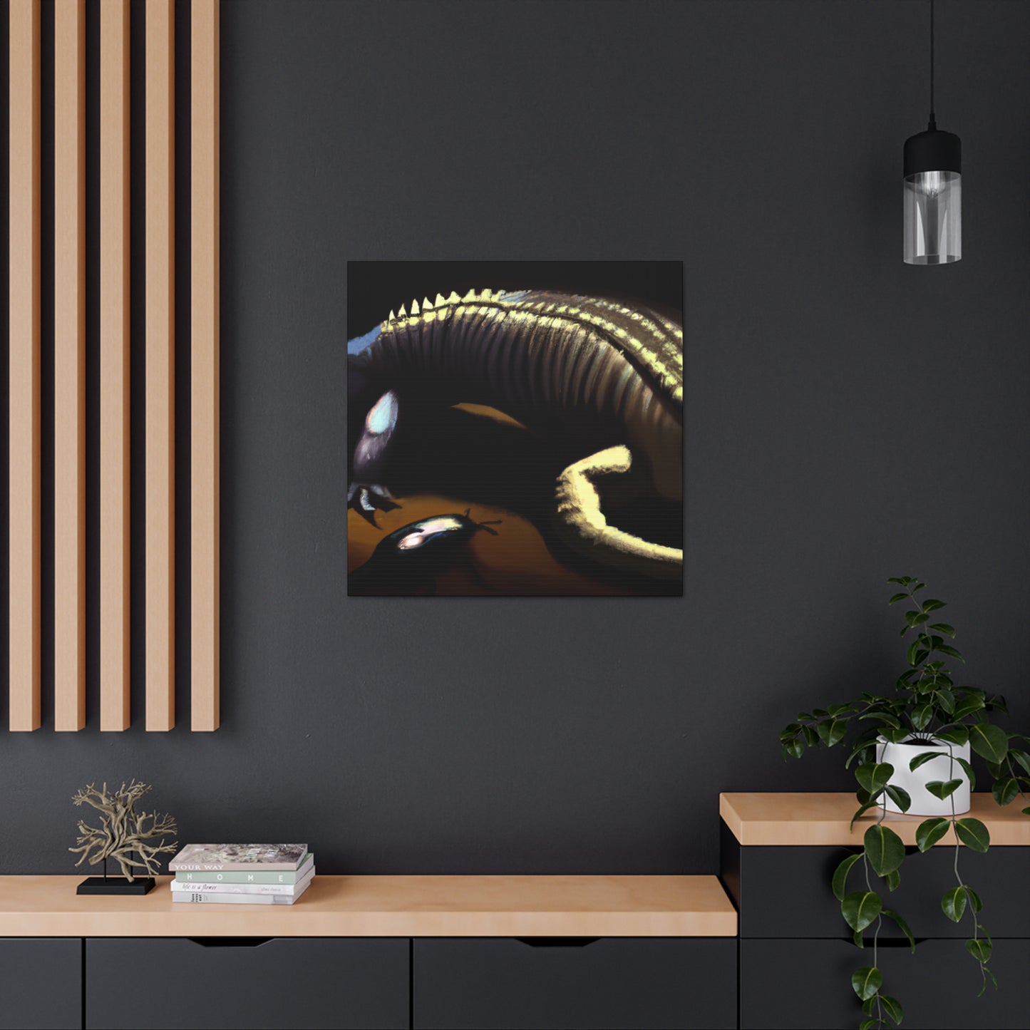 "Skink in Surrealism" - Canvas