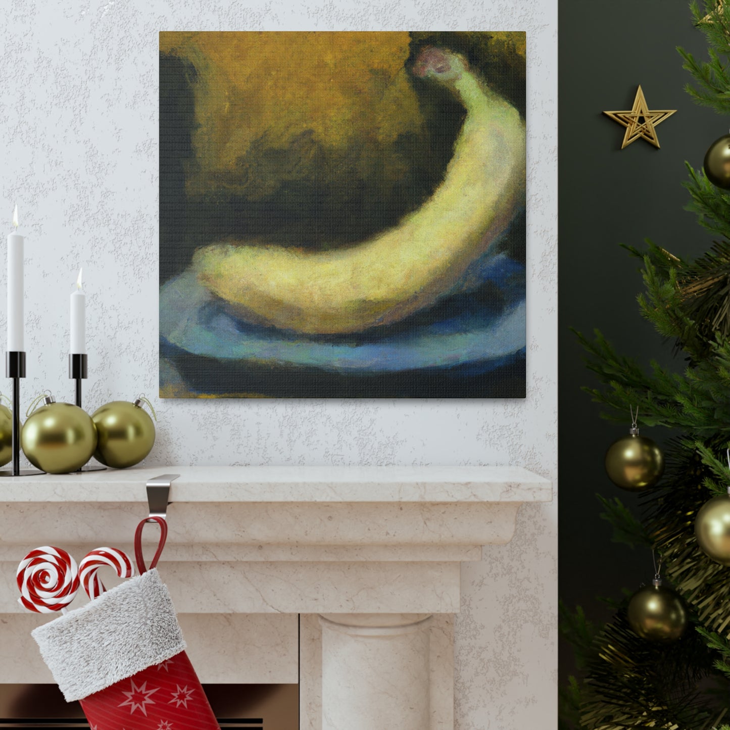 "Bananas Adorned with Gold" - Canvas