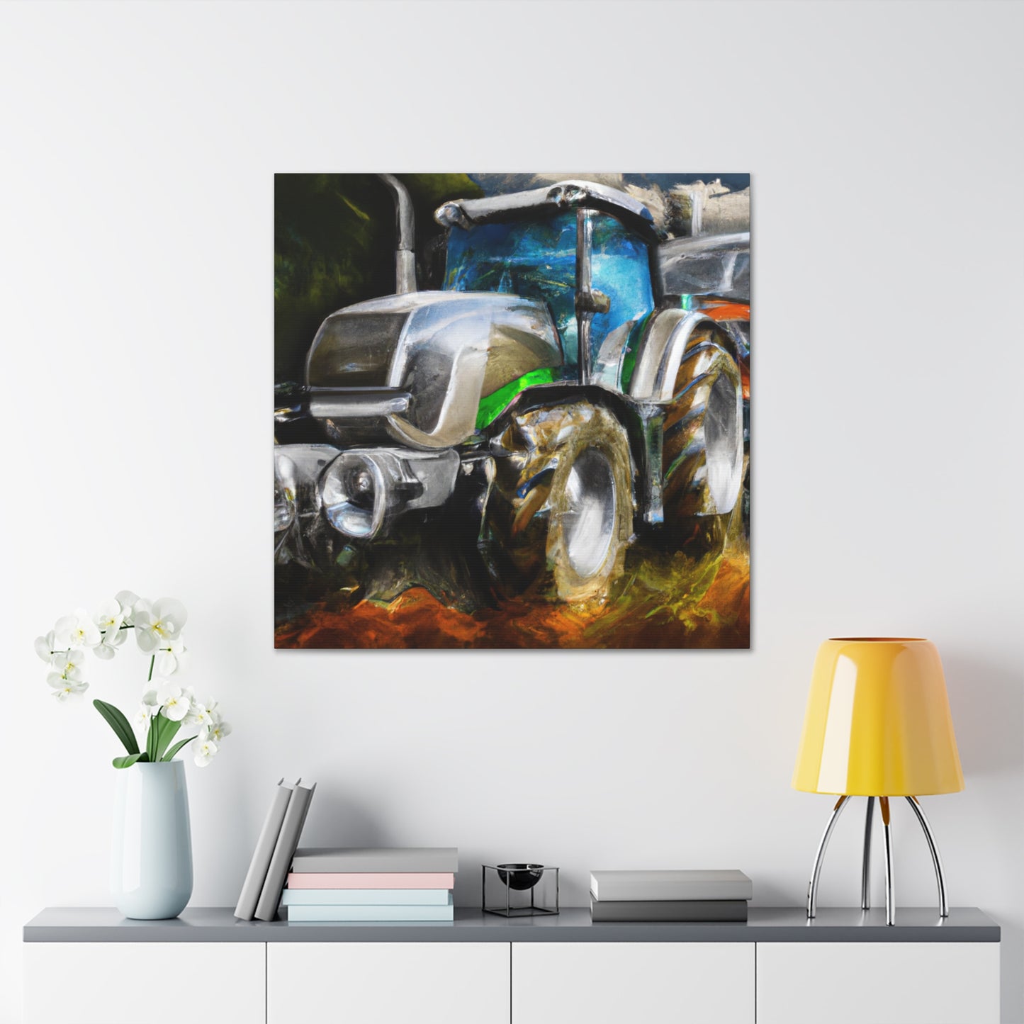 Reaping the Harvest Tractors - Canvas