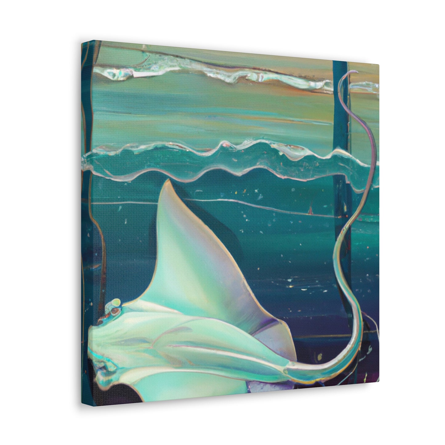 "Stingray in Flight!" - Canvas