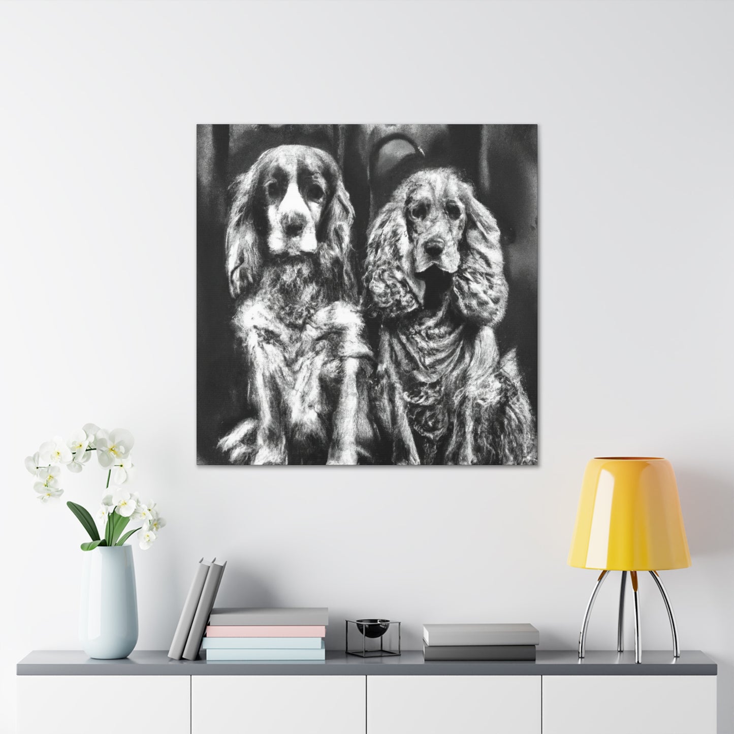 Spaniel in Splendor - Canvas