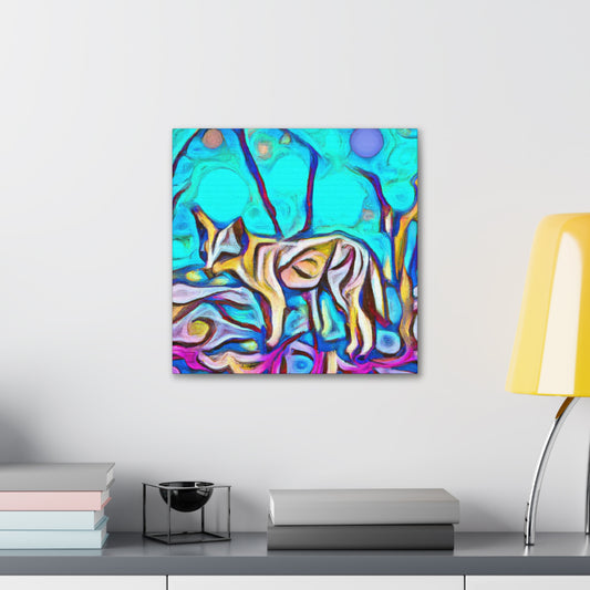 "Coyote in Uproar" - Canvas