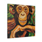 "A Chimpanzee's Dreamland" - Canvas