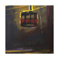 "Coastal Cable Car Ride" - Canvas