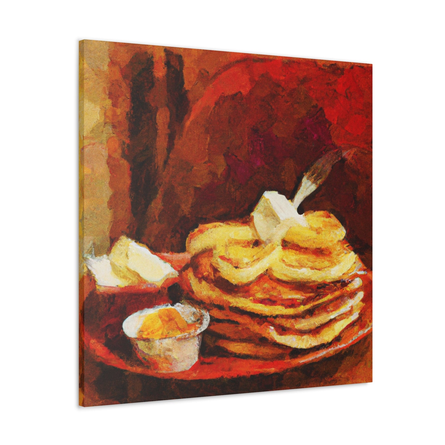 "Pancakes in Impressionism" - Canvas